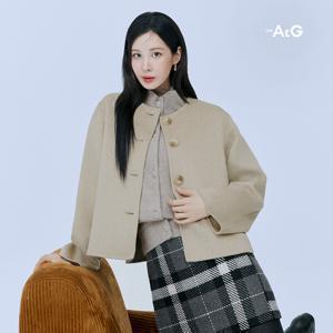 [The AtG] 엣지 24FW 메리노울 핸드메이드 크롭 자켓