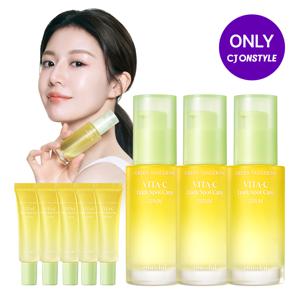 [CJ단독/트리플구성]청귤 비타C 잡티케어 세럼 30ml x3 [사은]잡티케어세럼10ml*2+어성초수딩크림20ml*2