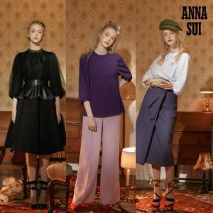 2.[최초가 3종 99000원] ANNA SUI 플라잇 오브 코튼 티블라우스 1종