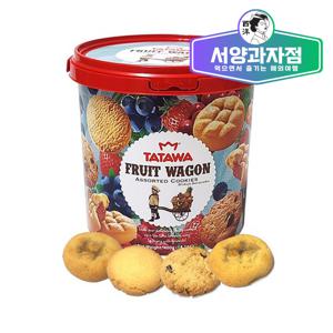 타타와 프룻 웨이건 어쏘티드 쿠키 400g 대용량 답례품 선물용 쿠키