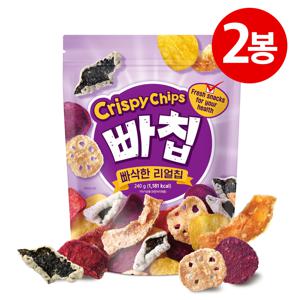 [하루견과] 빠칩 240g 2봉 /인기부각/고구마칩