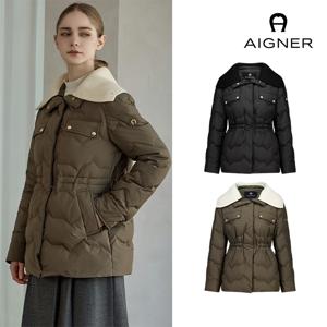 [★최신상★]24FW AIGNER 디테쳐블 카라 다운 점퍼