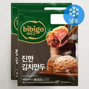 비비고 진한 김치만두 (냉동), 400g, 2개