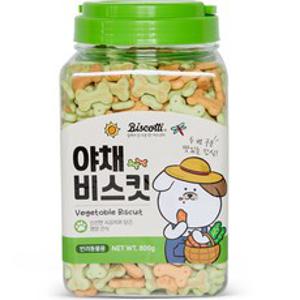 비스코티 애견비스켓, 야채맛, 800g, 1개