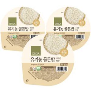 올가홀푸드 유기농 골든밥, 180g, 3개