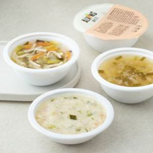 엘빈즈 클래식 12개월 이상 유아식 순두부게살스프 120g + 닭온반 150g + 한우무우국 160g + 감자계란국 160g 세트, 1세트