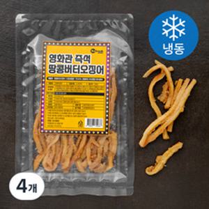 리프레쉬 영화관 즉석 땅콩버터 오징어 (냉동), 80g, 4개