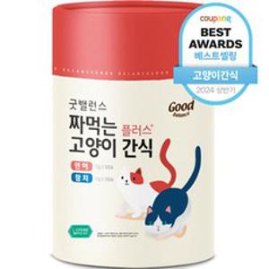 굿밸런스 고양이 짜먹는 간식 플러스 60p, 혼합맛(참치/연어), 720g, 1개