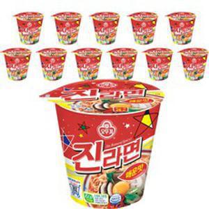 오뚜기 진라면 매운맛 컵 65g, 12개