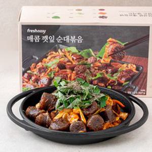 프레시지 매콤 깻잎 순대볶음, 627g, 1팩