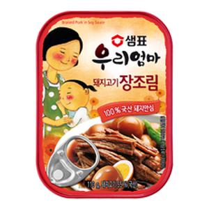 우리엄마 샘표 돼지고기 장조림, 110g, 1개