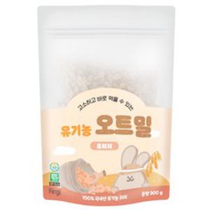 퍼기 유아용 유기농 오트밀 이유식 포리지, 300g, 1개