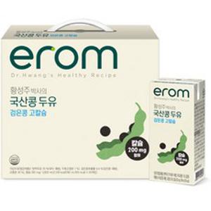 이롬 황성주 박사의 국산콩 두유 검은콩 고칼슘, 190ml, 20개