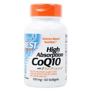 닥터스베스트 하이 앱솔션 CoQ10 100mg 소프트젤, 1개, 60개입, 60정