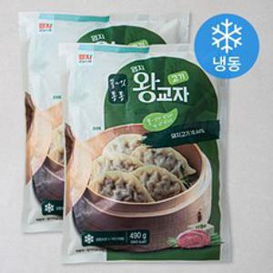 엄지 고기왕교자 (냉동), 490g, 2개