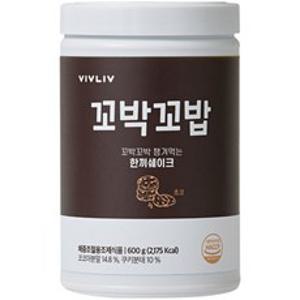 비브리브 꼬박꼬밥 초코 다이어트쉐이크, 600g, 1개