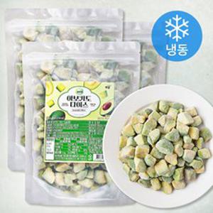 뉴뜨레 아보카도 다이스 (냉동), 500g, 3개