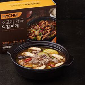 마이셰프 소고기 가득 된장찌개 밀키트, 395g, 1개