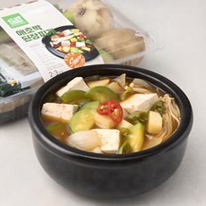 프레시밀 애호박 된장찌개 밀키트, 710g, 1팩