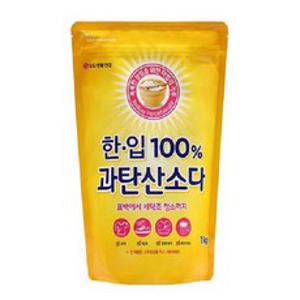 엘지생활건강 한입 과탄산소다 1Kg 자연에서 온 마법의가루 천연세제, 1개