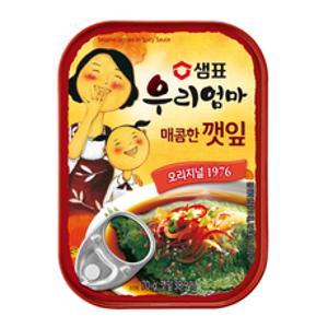 샘표 우리엄마 반찬 매콤한 깻잎, 70g, 1개