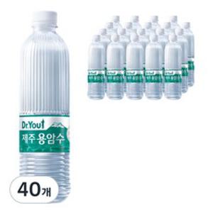 닥터유 제주용암수, 530ml, 40개