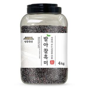 건강곡간 발아찰흑미, 4kg, 1개