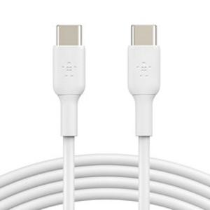 벨킨 부스트업 USB C to C타입 고속 충전케이블 CAB003bt2M 2m, 화이트, 1개, 2m