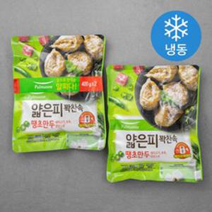 풀무원 얇은피 꽉찬속 땡초만두 (냉동), 400g, 2개