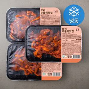 홈스쿡 오리 주물럭맛집 (냉동), 300g, 3팩