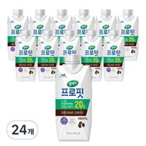 셀렉스 프로핏 웨이프로틴 아메리카노, 330ml, 24개