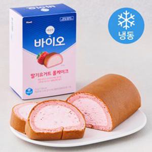 데르뜨 매일 바이오 딸기 롤케이크 (냉동), 1개, 370g