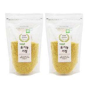 푸른들판 유기농 기장, 500g, 2개