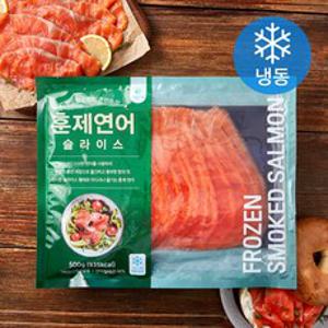 은하수산 훈제연어 슬라이스 (냉동), 500g, 1개