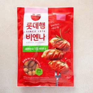 롯데햄 롯데비엔나 소시지, 1kg, 1개