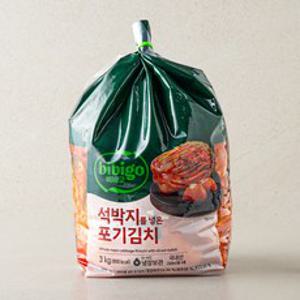 비비고 석박지를 넣은 포기김치, 3kg, 1개