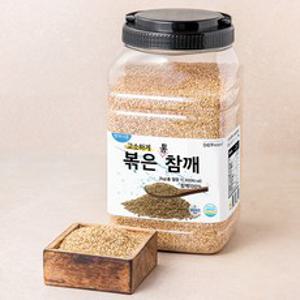 대구농산 씻어나온 볶은참깨, 2kg, 1통