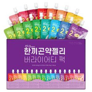 더존건강 한끼 곤약젤리 버라이어티 팩 150g x 15종 x 2p 세트, 4.5L, 1세트