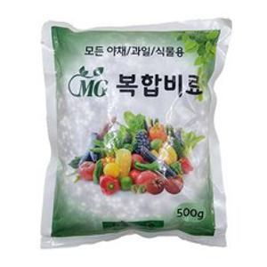 모든 야채과일식물용 알갱이형 복합비료 식물영양제, 500g, 1개