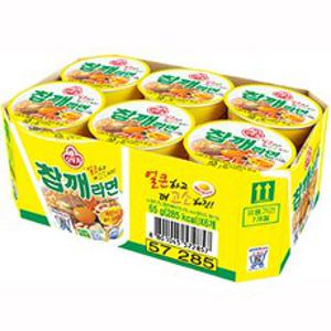 오뚜기 참깨라면 컵 65g, 6개