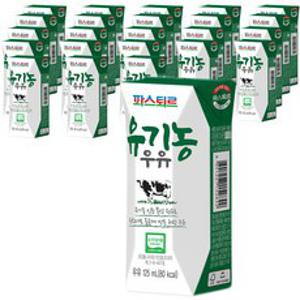 파스퇴르 멸균우유, 125ml, 24개