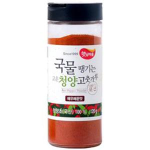 햇님마을 국물땡기는 국산 청양초 100% 고운 고춧가루 매우매운맛, 120g, 1개