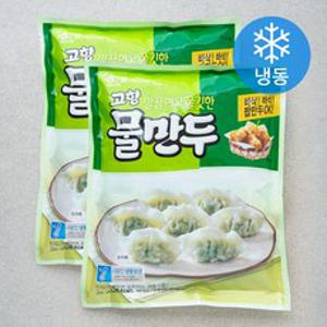 고향만두 깔끔하고 쫄깃한 물만두 (냉동), 285g, 2개