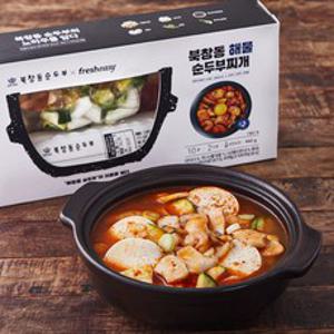 프레시지 북창동순두부 북창동 해물 순두부찌개 밀키트, 660g, 1개