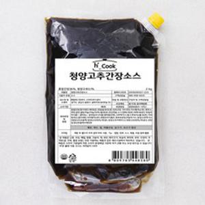 에이치쿡 청양고추 간장소스, 2kg, 1개