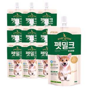 에버그로 펫밀크, 눈&관절 맛, 150ml, 10개