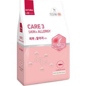 네츄럴랩 케어2 유기농 70% 강아지 기능성 사료, 피부/피모, 2.5kg, 1개