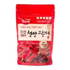 햇님마을 국산 청양 고춧가루, 130g, 1개