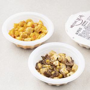 베이비본죽 반찬 한우 두부 강정 100g + 갈릭 로제 찜닭 100g A세트, 1세트