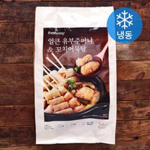 프레시지 얼큰 유부주머니 & 꼬치어묵탕 (냉동), 610g, 1개